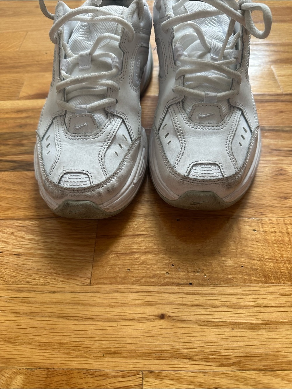 Nike White Leather Sneakers - Picture 4 of 7